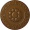 Ekena Millwork Sydney Ceiling Medallion (Fits Canopies up to 5 3/4"), Hand-Painted Smokey Topaz, 27 3/4"OD x 2"P CM27SYSTF - alternate 1